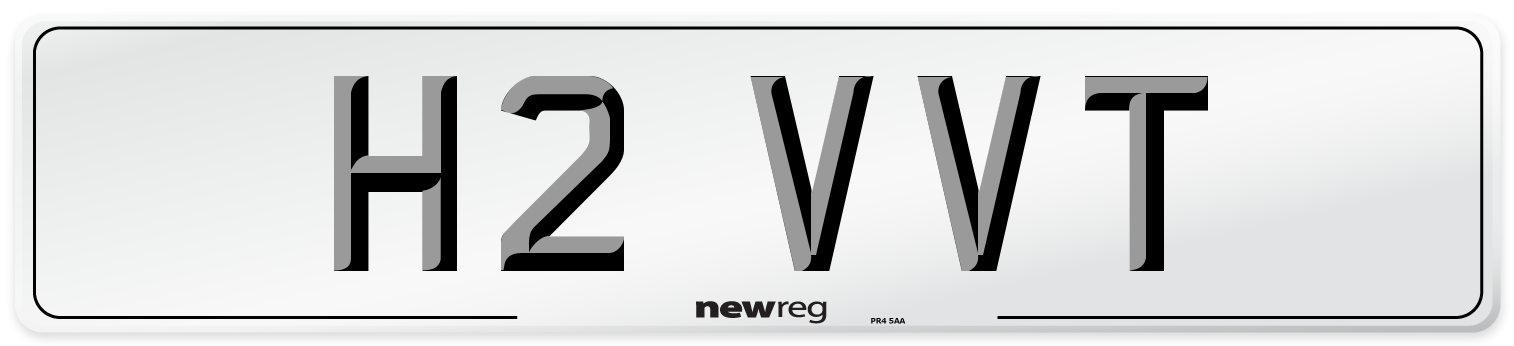 H2 VVT Number Plate from New Reg